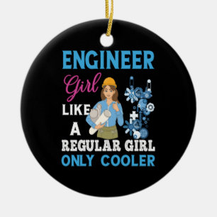 Engineer Proud Engineer Girl Keramik Ornament
