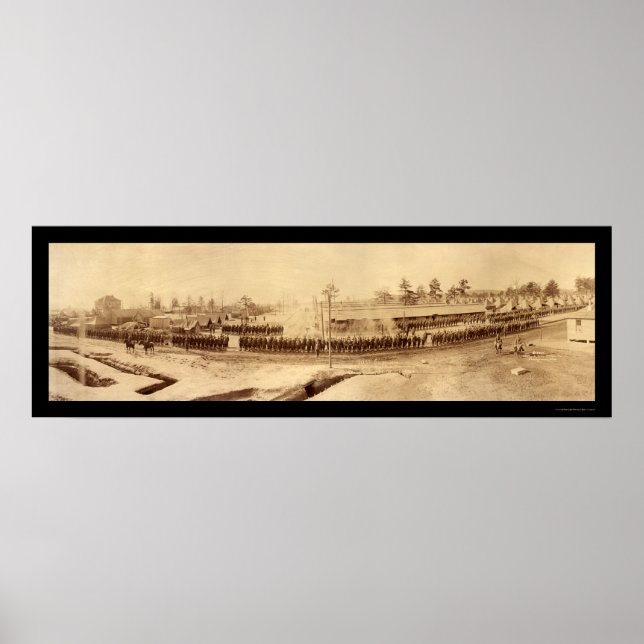 Engineer Review Army Foto 1918 Poster (Vorne)