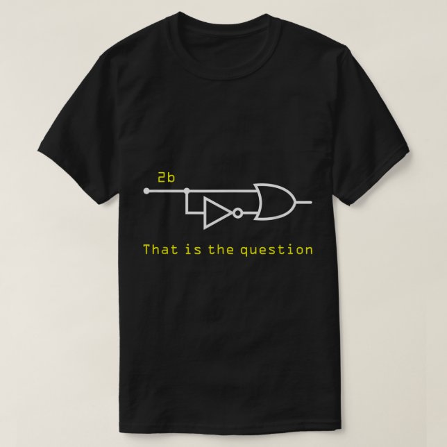 Engineer Shirt 2b or Not 2b That Is The Frage  (Design vorne)