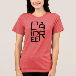 Engineer-Zeichen Tri-Blend Shirt
