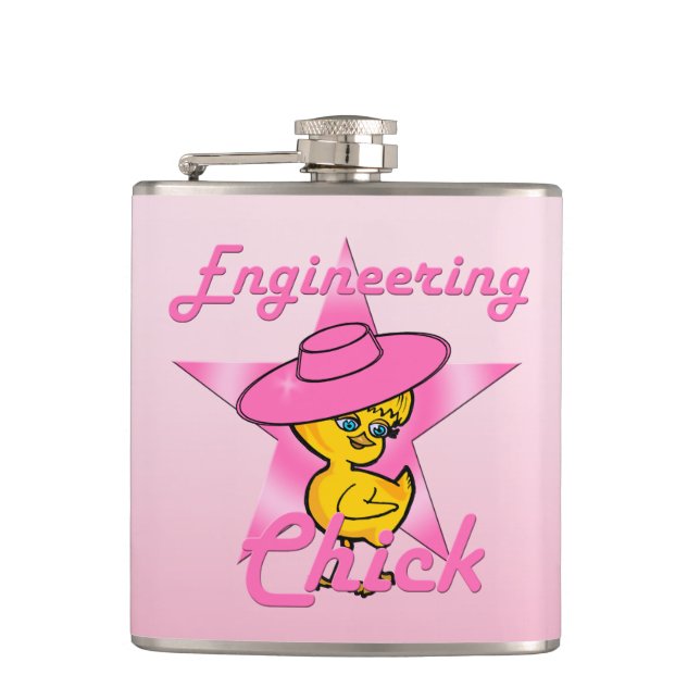 Engineering Chick #8 Flachmann (Vorderseite)