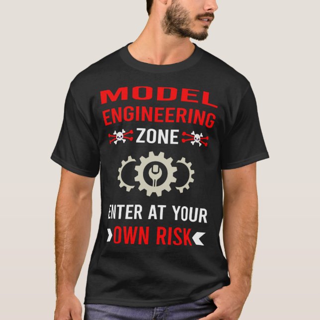 Engineering Engineer für Risikozonenmodelle T-Shirt (Vorderseite)