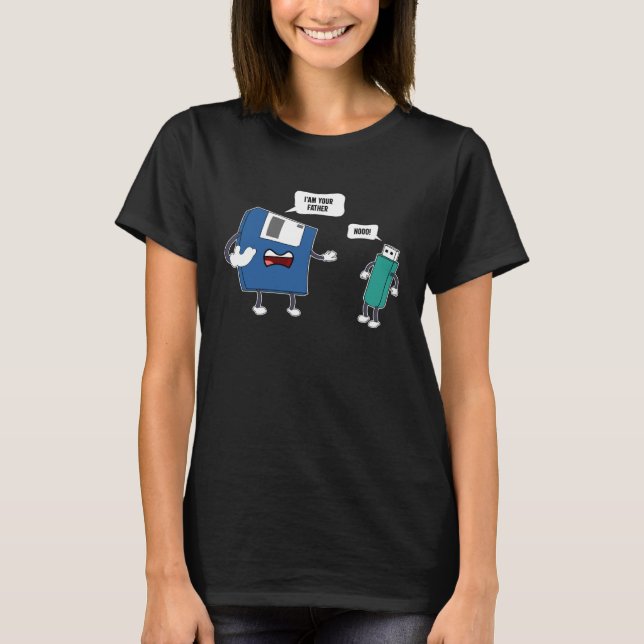 Engineering Floppy Disk Computer Engineer Programm T-Shirt (Vorderseite)