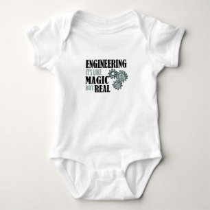 Engineering - It's Like Magic But Real Baby Strampler