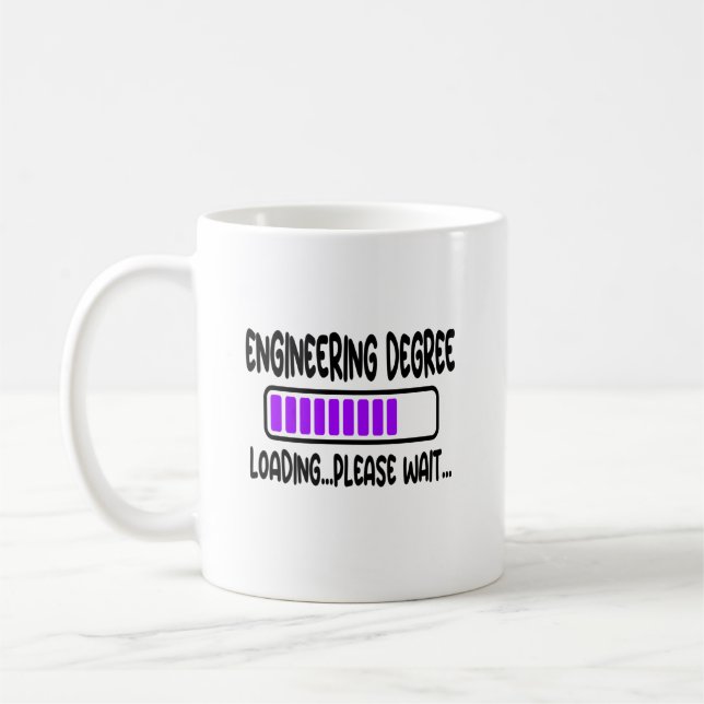 Engineering Major Student Future Engineer Gift Kaffeetasse (Links)