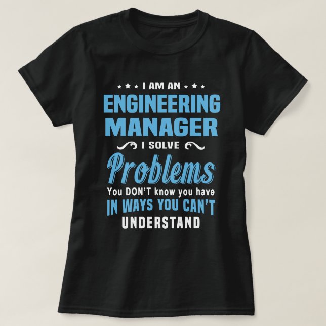 Engineering Manager T-Shirt (Design vorne)