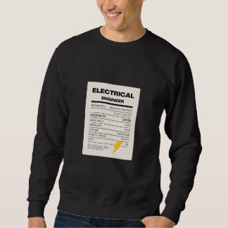 Engineering Nutrition Facts" Sweater: Daily Values Sweatshirt