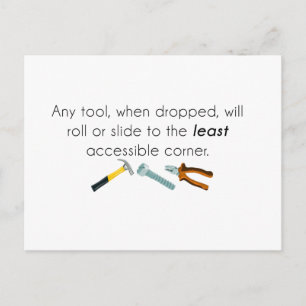 Engineering Spaß Postkarte