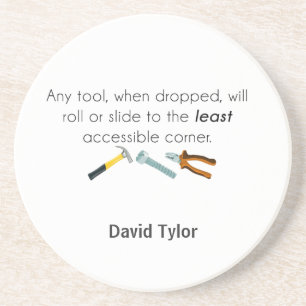 Engineering-Spaß Sandstein Untersetzer