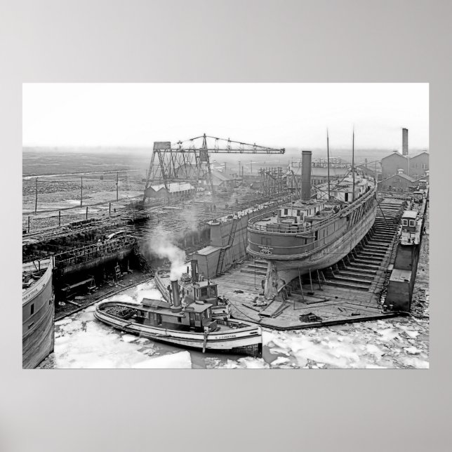 Engineering Works of Great Lakes Poster (Vorne)