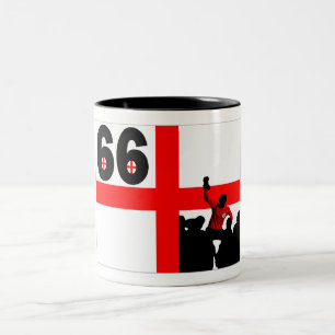 England 1966 zweifarbige tasse