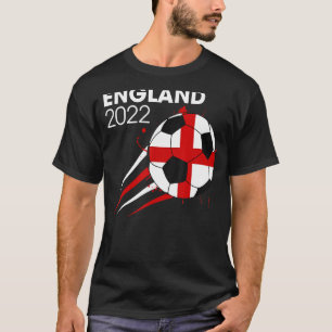 England 2022 Fußball-Team Britische Flagge Männer T-Shirt