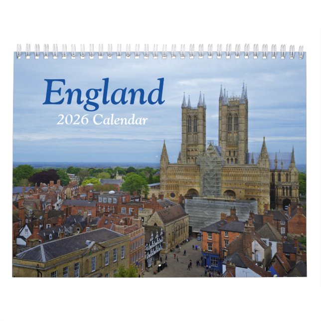 England 2026 - Kalender von Quintessent (Titelbild)