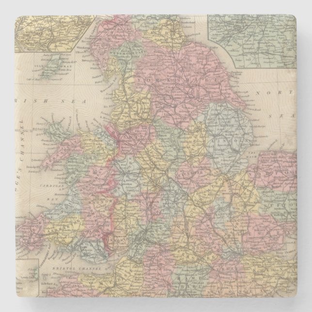 England 9 steinuntersetzer (Vorderseite)