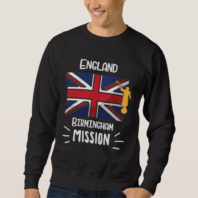 England Birmingham Mormon LDS Mission Missionary Sweatshirt (Vorderseite)