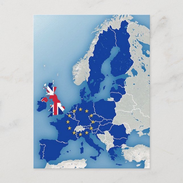 ENGLAND BREXIT POSTKARTE (Vorderseite)