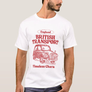 England: Britischer Transport zeitloser Charme T-Shirt