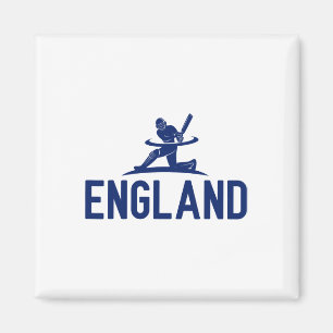England Cricket-Fan. Männer Magnet