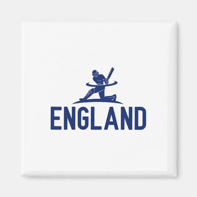 England Cricket-Fan. Männer  Magnet (Vorne)