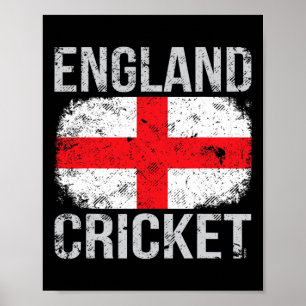 England Cricket Poster