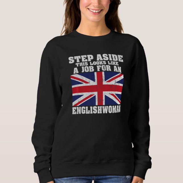 England, das weggelassen wird, sieht aus wie ein J Sweatshirt (Vorderseite)