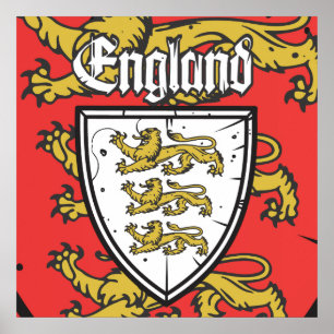 England Drei Löwen  Schild