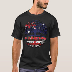 England Englisch Australian Australia Tree Roots T-Shirt