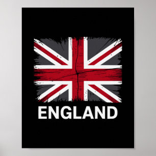 England Englisch Großbritannien Uk Geschichte Urla Poster
