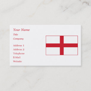England - englische Staatsflagge Visitenkarte