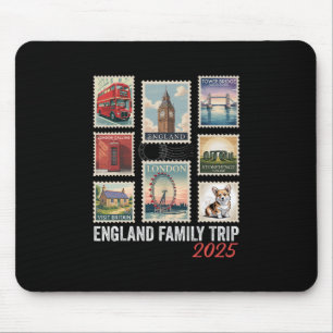 England Familienreise 2025 Postwertzeichen London Mousepad