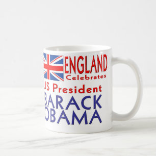 ENGLAND feiert US Präsidenten Obama Souvenirs Tasse