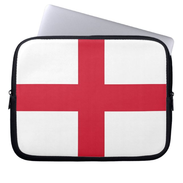 England Flag Laptop Sleeve (Vorderseite)