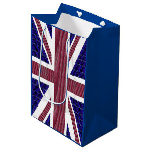 England Flag Medium Gift Bag Mittlere Geschenktüte