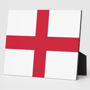 England Flag Plaque Fotoplatte