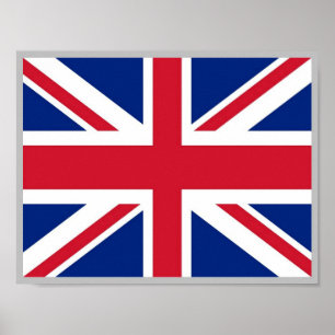 England -  Flag - Poster