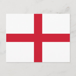 England Flag Postkarte
