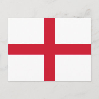 England Flag Postkarte