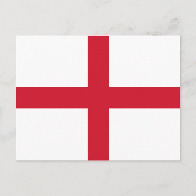 England Flag Postkarte (Vorderseite)