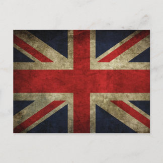 England Flag Postkarte