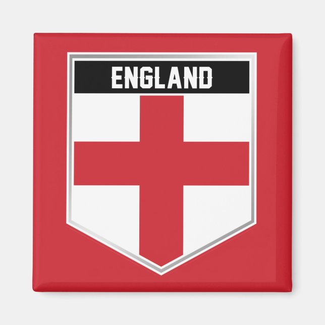 England Flag Shield Magnet (Vorne)