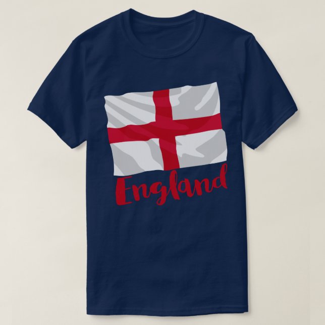 England Flag T - Shirt (Design vorne)