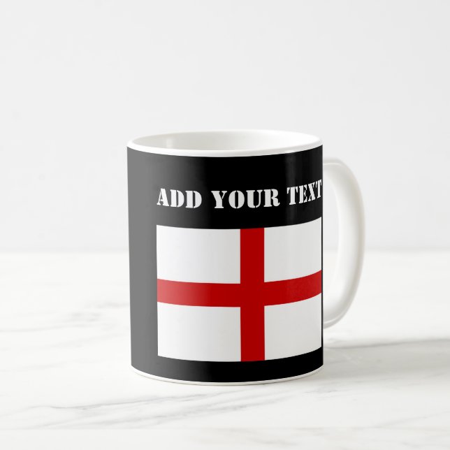 England Flag Weltmeisterschaft 2022 Fußball Fußbal Kaffeetasse (VorderseiteRechts)