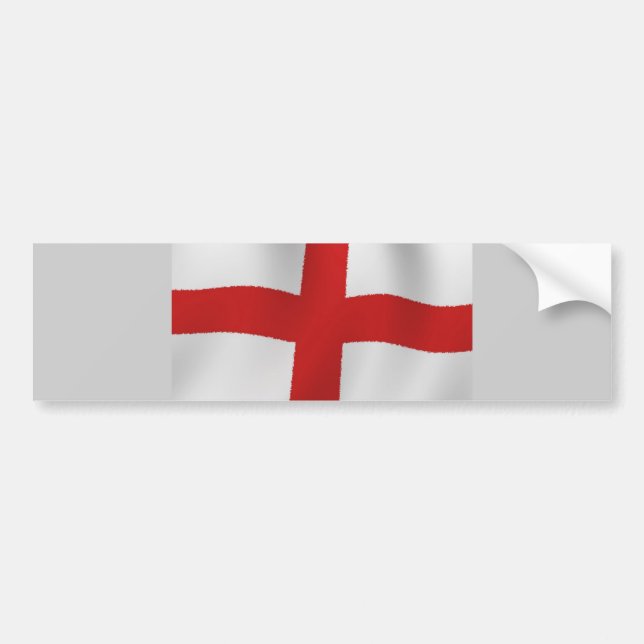 England-Flagge Autoaufkleber (Vorne)