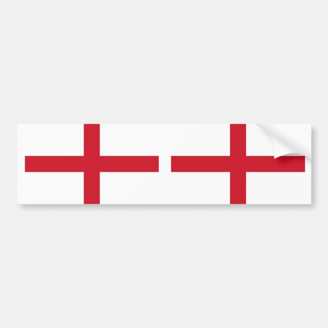 England-Flagge Autoaufkleber (Vorne)