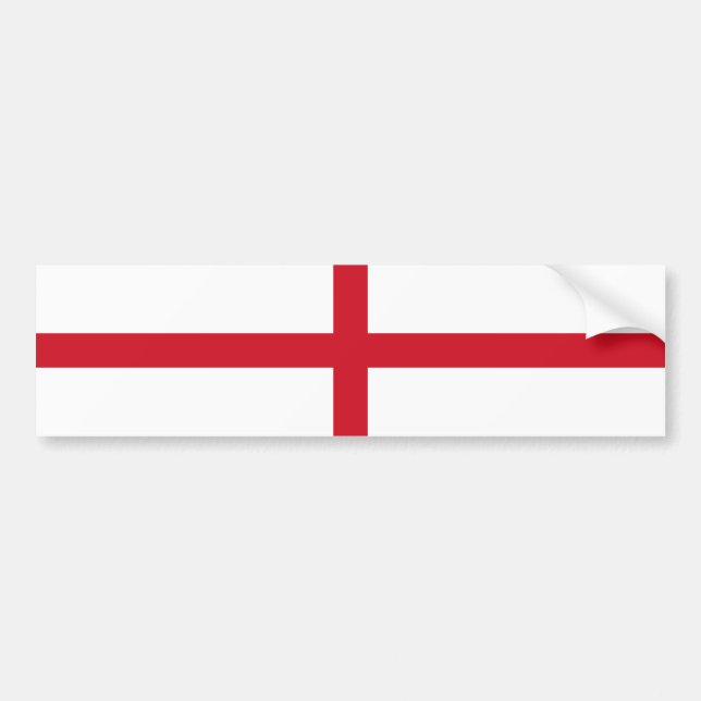 England-Flagge Autoaufkleber (Vorne)