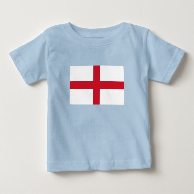 England-Flagge Baby T-shirt (Vorderseite)