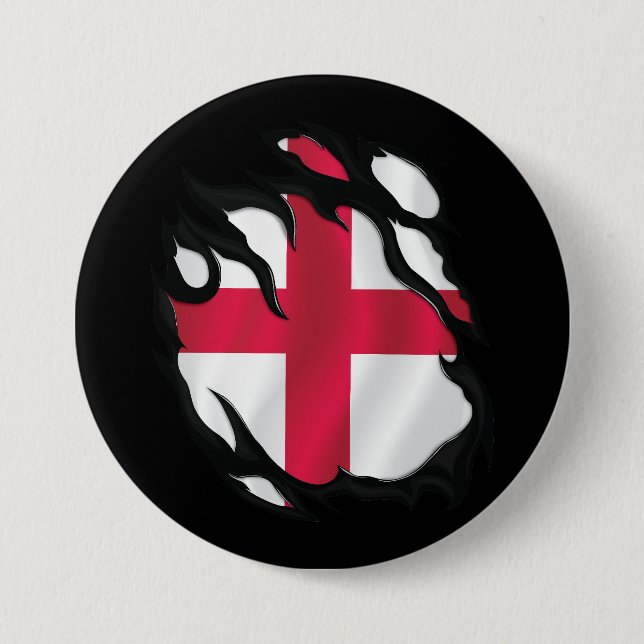 England-Flagge Button (Vorderseite)