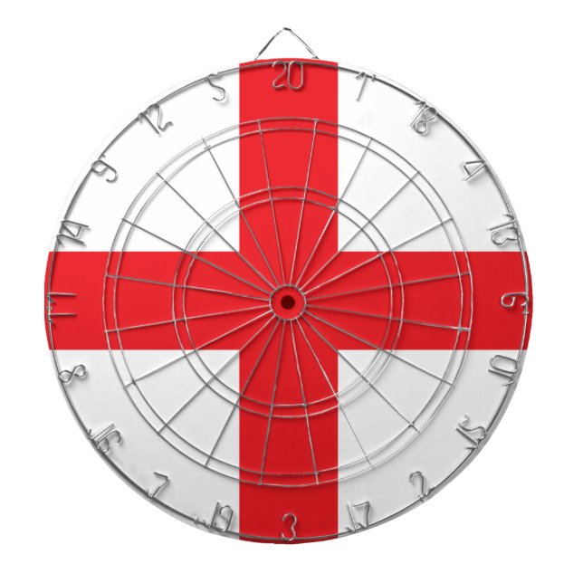 England-Flagge Dartscheibe (vorne)