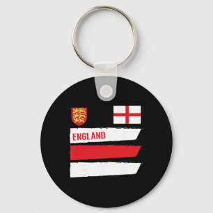 England-Flagge Englisch Fußball-Fan Männer Frauen Schlüsselanhänger
