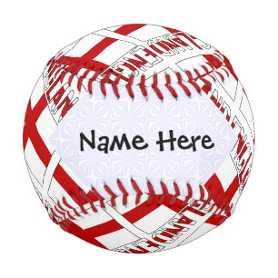 England-Flagge gekachelt personalisiert  Baseball